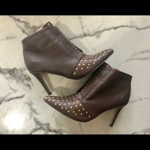 Studded leather boots size 6